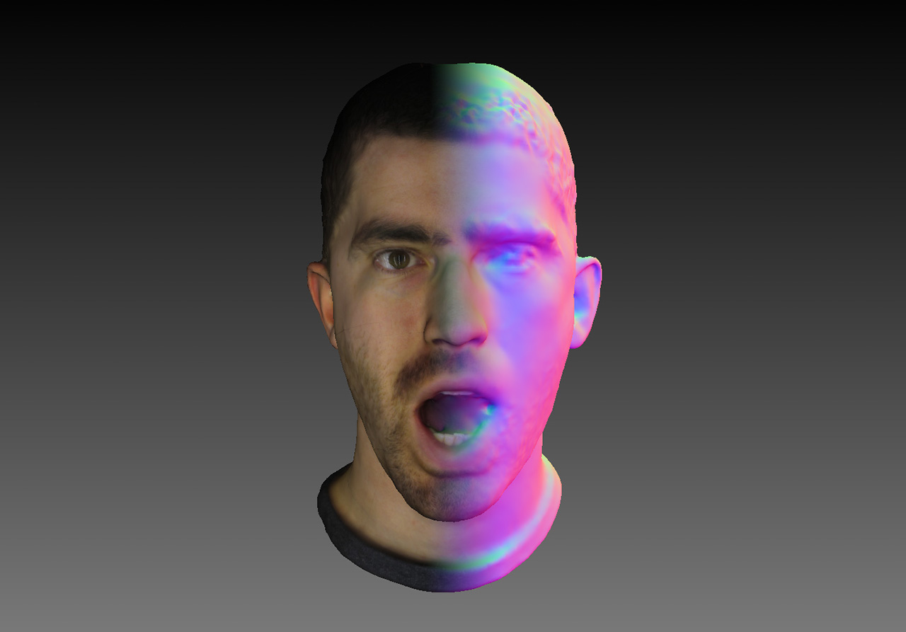 Scanned head