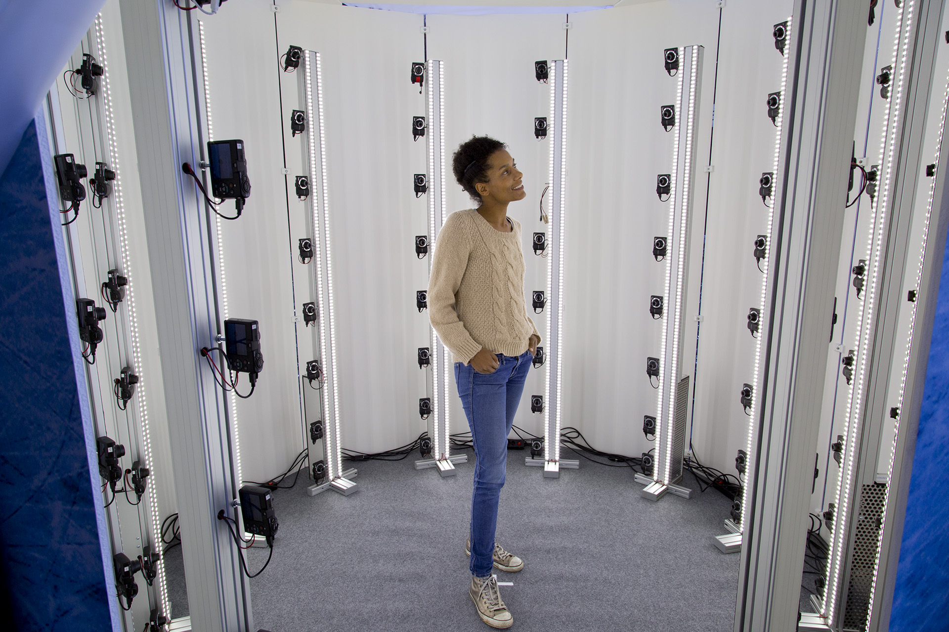 3D body scanner photogrammetric