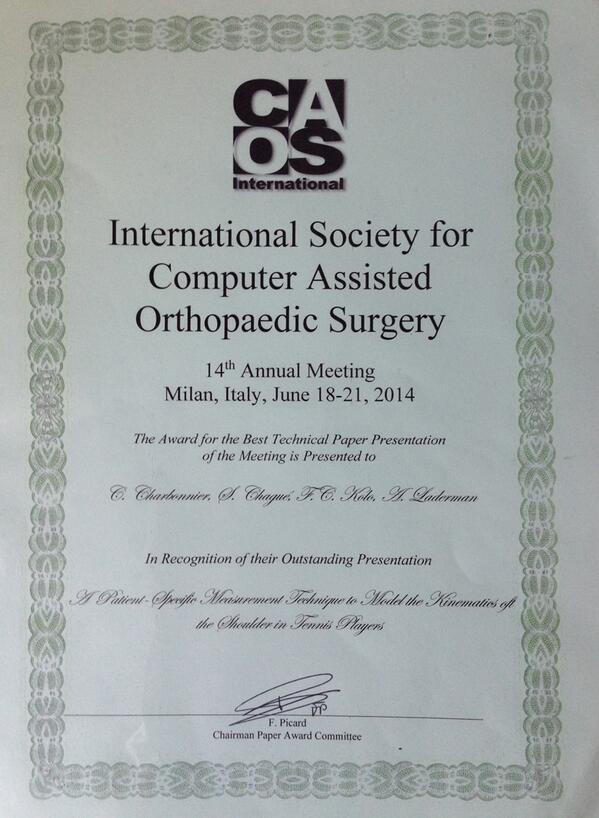 CAOS Award 2014